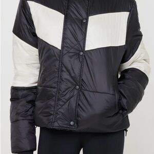 Spiritual Gangster Aero Hooded Puffer jacket, Black, XS, NWT